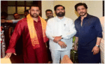 महाराष्ट्र CM एकनाथ शिंदे के घर पहुंचे सलमान-शाहरुख लिया बप्पा का आशीर्वाद