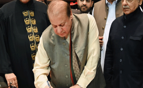 पाकिस्तान के पूर्व प्रधानमंत्री रह चुके नवाज शरीफ ने सांसद पद की ली शपथ