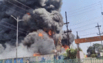 रायपुर के कोटा इलाके में बिजली कंपनी में लगी भीषण आग, 1500 ट्रांसफॉर्मर जलकर खाक