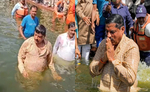मप्र के CM डॉ मोहन यादव ने शिप्रा में लगाई डुबकी, कांग्रेस प्रत्याशी ने कही थी नदी में गंदगी की बात