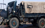 आर्मी का ट्रक बस और कार से टकराया, 5 की मौके पर मौत, कई घायल