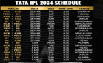 IPL 2024 के शेड्यूल का ऐलान, चेन्नई और बेंगलुरु के बीच खेला जाएगा पहला मुकाबला