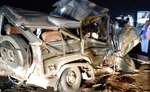 इंदौर के बेटमा के पास हाइवे पर सड़क हादसा, तेज रफ्तार बोलेरो ट्रक से टकराई, महिला समेत 8 लोगों की मौत